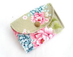 Porte Monnaie Carte Tilda Fleuri Vert Porte Monnaie Cadeaux Jw Etsy