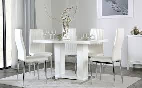 4.5 out of 5 stars 14. Joule White High Gloss Dining Table With 6 Leon White Leather Chairs Furniture And Choice