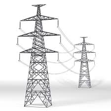 3d Tesnion Power Line Power Engineering Design Transmission Line