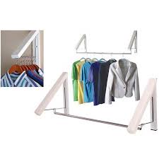 Who wants to hang stuff on tradional hangers? Folding Hidden Wall Mount Hanger Retractable Indoor Bedroom Clothes Towel Rack Buy Online At Best Prices In Pakistan Daraz Pk