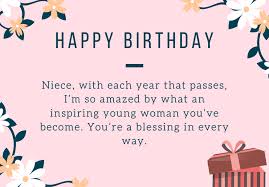 I hope you grow up to be a kind person. 125 Happy Birthday Niece Messages And Quotes Futureofworking Com