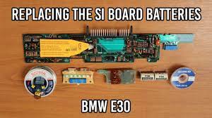 A forum community dedicated to bmw e46, e90, and f30 owners and enthusiasts. Bmw E30 Replacing The Si Board Lithium Batteries Youtube