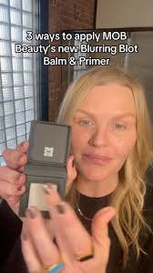PSA: 3 ways to apply Blurring Blot Balm & Primer ✨, 1. Tap with fingers to  areas of texture or shine, 2. Stipple with a small, dense brush to target  specific areas, 3. Pat the face with a big, dense ...