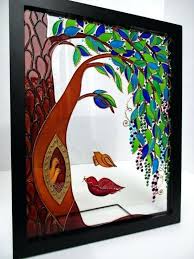 There are lots of easy and simple diy wall painting tips to start with it. 35 Amazing Glass Painting Designs And Ideas For Wall Hanging