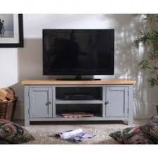 The final step to a painted tv stand is to seal the paint to protect it from scratches and damage. Richmond Grey Painted Furniture Large Television Cabinet