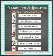 Efl Elementary Teachers Possessive Pronouns Nouns