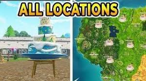 Birthday Cakes Fortnite Map Dance In Front Of Different Birthday Cakes All 10 Locations Fortnite Birthday Challenges Challenges Fortnite Birthday