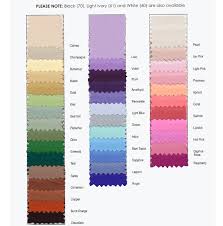 Tulle Color Chart French Novelty