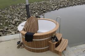 Badetonne Badezuber Badefass Hottub Hot Tub Www Isbjorn Hottubs De