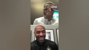 Thierry Henry surprises Marcus Thuram! 😂