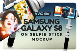 Download Samsung Galaxy S8 Mockups In Device Mockups On Yellow Images Creative Store PSD Mockup Templates