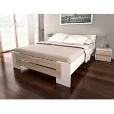 Lit 2 personnes en chêne massif et plaqué chêne naturel, vernis polyuréthane avec joints en queue d'aronde. Banquette Lit 140 190 Achat Vente Pas Cher