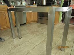 99 free delivery on first order. Amazon Com Stainless Steel Table Legs Custom Sizes Handmade In U S Handmade