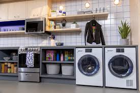 Throwing clothes and detergent in. Haier Appliances Facebook