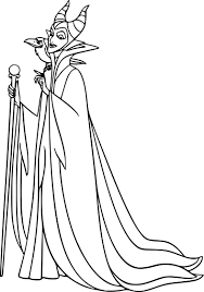 coloriage malefique a imprimer gratuit