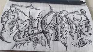 Gambar 71 gambar grafiti tulisan huruf nama keren terbaru. Cara Membuat Grafiti Nama Robi Anto Youtube