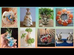 Easy Shells Decoration Ideas Seashell Craft Ideas For Home Decorations Youtube Seashell Crafts Seashell Crafts Kids Seashell Projects