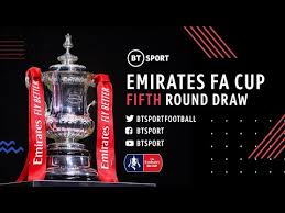 So in other words, today. The Emirates Fa Cup Fifth Round Draw Youtube
