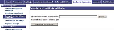 Nu e nici o problemă. Cum Depunem Electronic DeclaraÅ£iile Fiscale I Date Generale Formulare Etape Certificate Digitale Legestart