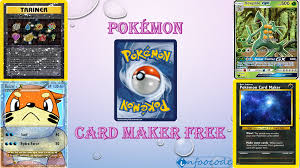 Well now you can with the pokemon card maker app. Best Pokemon Card Makers Free Available