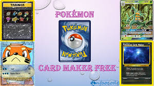Chose you creature's name, its hits points, use browse and upload buttons to replace the pokémon's image by your own image (with your picture for example). Best Pokemon Card Makers Free Available