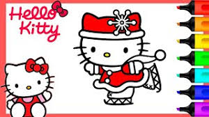 You can choose a nice coloring page from winter sport coloring pages for kids. Hello Kitty Loves To Ice Skating Hello Kitty Coloring Book Youtube