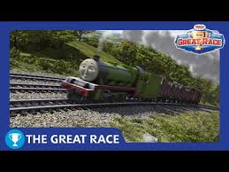 Thomas goes to the great railway show and competes with some of the world's finest locomotives.::anonymous. The Great Race Henry Of Sodor The Great Race Railway Show Thomas Friends Youtube