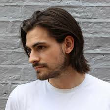 Grown Out Length Long Hairstyle Man For Himself In 2020 Long Hair Styles Mens Hairstyles Men S Long Hairstyles