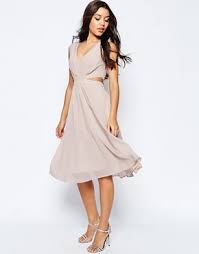 Asos Midi Kleid Mit Seitlichen Cutouts Kleider Hochzeit Kleider Schone Kleider