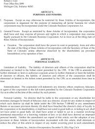 To officially form your corporation in wa state, you submit the articles of incorporation to the office of the secretary of state corporations & charities division. Plan Of Conversion Of Rushnet Inc A Nevada Corporation Into Rushnet Inc A Colorado Corporation Pdf Free Download
