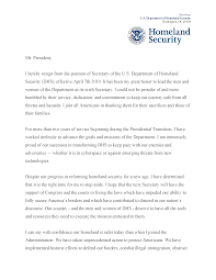 Cover letter examples see perfect cover letter samples that get jobs. Kirstjen Nielsen Resigns As Trump S Homeland Security Secretary The New York Times