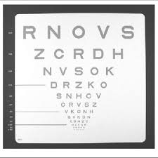 Low Contrast Letter Acuity Chart Low Contrast Sloan Letter