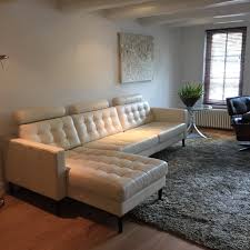 I read reviews that the cushions were hard (which i like) and that the furniture is child friendly. Leather Sofa Ikea Skogaby Leather Sofa Review