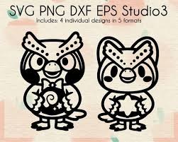 Blathers And Celeste Bundle Files Animal Inspired Design Etsy Animal Crossing Animal Crossing Game Animals