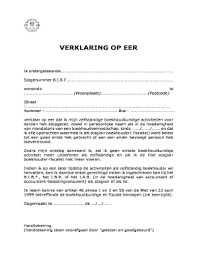 We zijn volop bezig met dit op te. Fillable Online Bibf Verkl Op Eer Bibfbe Fax Email Print Pdffiller