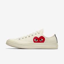 Converse Chuck Taylor All Star 70 Play Comme Des Garcons Converse X Comme Des Garcons Play Chuck 70 Low Top Unisex Shoe Converse Chucks Converse Shoes