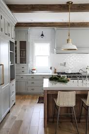 Gray cabinets give an open slate when it comes to a kitchen, it mean there is not too much restriction on the woods or colors you can use, besides the temperature of the grays used. Hinsdale Kitchen Reveal Park And Oak Interior Design