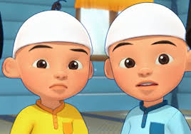 Gambar kepala upin ipin format png artseluler. Video Azan Maghrib Upin Ipin