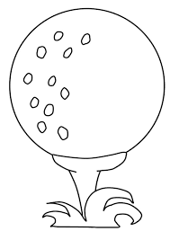Pick up your colored pencils and start coloring right now! Coloring Pages Golf Ball Coloring Page