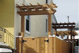 Plus, they can do so much more, including enclosing a space for privacy, defining an entryway, or adding garden character. Side Yard Pergola And Gate Jlc Online