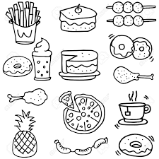 Kids lunch clipart black and, bowl clip art #1 61, lunch box suitcase clip art and other 50 cliparts. Doodle Of Food Breakfast Lunch Or Dinner Royalty Free Cliparts Vectors And Stock Illustration Image 67092204