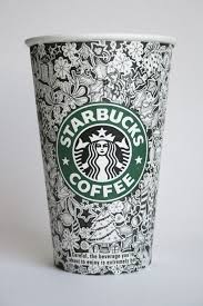 Starbucks Cup Design By Johanna Basford Starbucks Art Starbucks Cup Art Starbucks