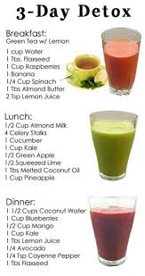 The 3 Day Super Cleanse Weight Lose Drinks Healthy Drinks Detox Breakfast