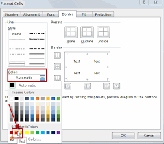 You should drag the pencil cursor from cell a1 to cell b6. How To Change Cell Border Color In Excel Free Excel Tutorial