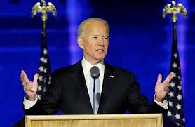In a video released by a gun violence prevention group, former nra president david keene is seen addressing a stadium of empty chairs. Joe Biden Urges Unity In First Speech As President Elect