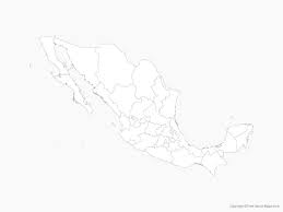 The image can be easily used for any free creative project. Vector Maps Of Mexico Free Vector Maps