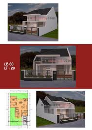 Dapatkan pencahayaan alami dari sinar matahari dengan banyak bukaan atau jendela di bagian depan. Desain Rumah Minimalis Type 60 1 Dan 2 Lantai Rumah Minimalis 2015