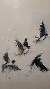 Swallows Andorinhas Hirondelles Birds Swallows Andorinhas Hirondelles Birds Swallows Andorinhas Hirondelles B Tattoos Bird Drawings Small Tattoos