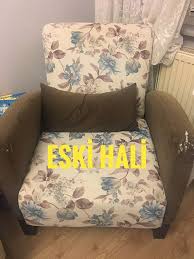 Kedi Tirmalamasina Dayanikli Kumas Limon Koltuk