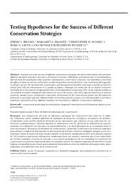 Harga tiket masuk waterboom water splash park indihiang tasikmalaya. Pdf Testing Hypotheses For The Success Of Different Conservation Strategies